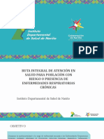 Ruta de Enfermedad Respiratoria Cronica