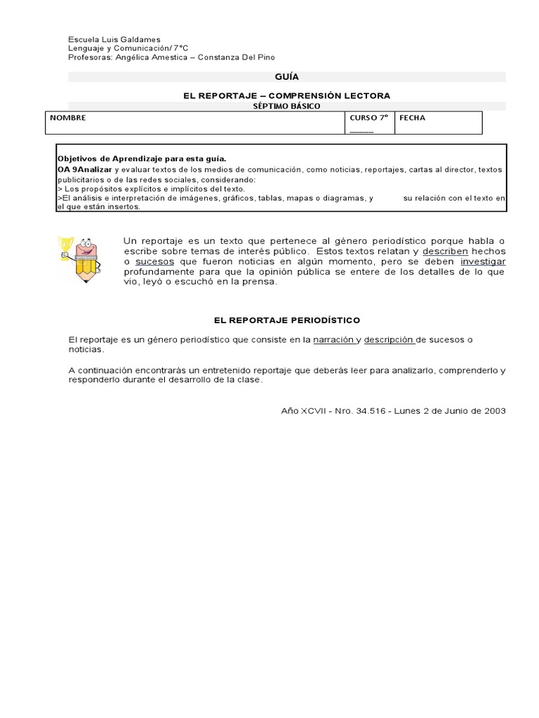 Lenguaje 7C | PDF | Ciencias sociales