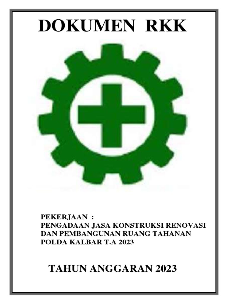Rencana Keselamatan Konstruksi RKK 2023 | PDF
