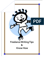Freelance Writing Tips and Know How