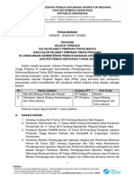 Pengumuman Seleksi Terbuka JPT Madya Dan Pratama 2023 - Sign