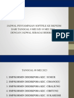 Jadwal Penyampaian Softfile Ke BKPSDM