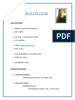 Curriculum Vitae Monica 1