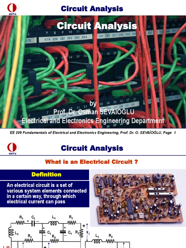 Lecture 2 Circuit Analysis Circuit Diagram