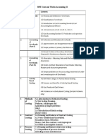 Costing II Syllabus