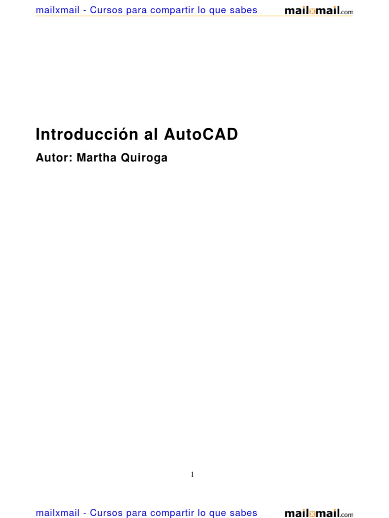 Autocad Tutorial Basico | PDF