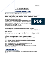Preparation Paper (Physics)