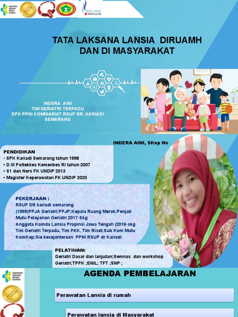 Tata Laksana Lansia Di Rumah Indera Ppni | PDF