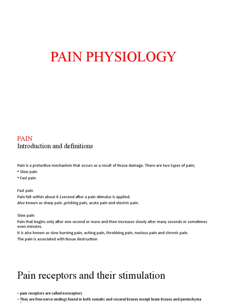 Pain Physiology Extension PDF