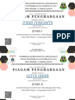 Piagam Lomba Poster