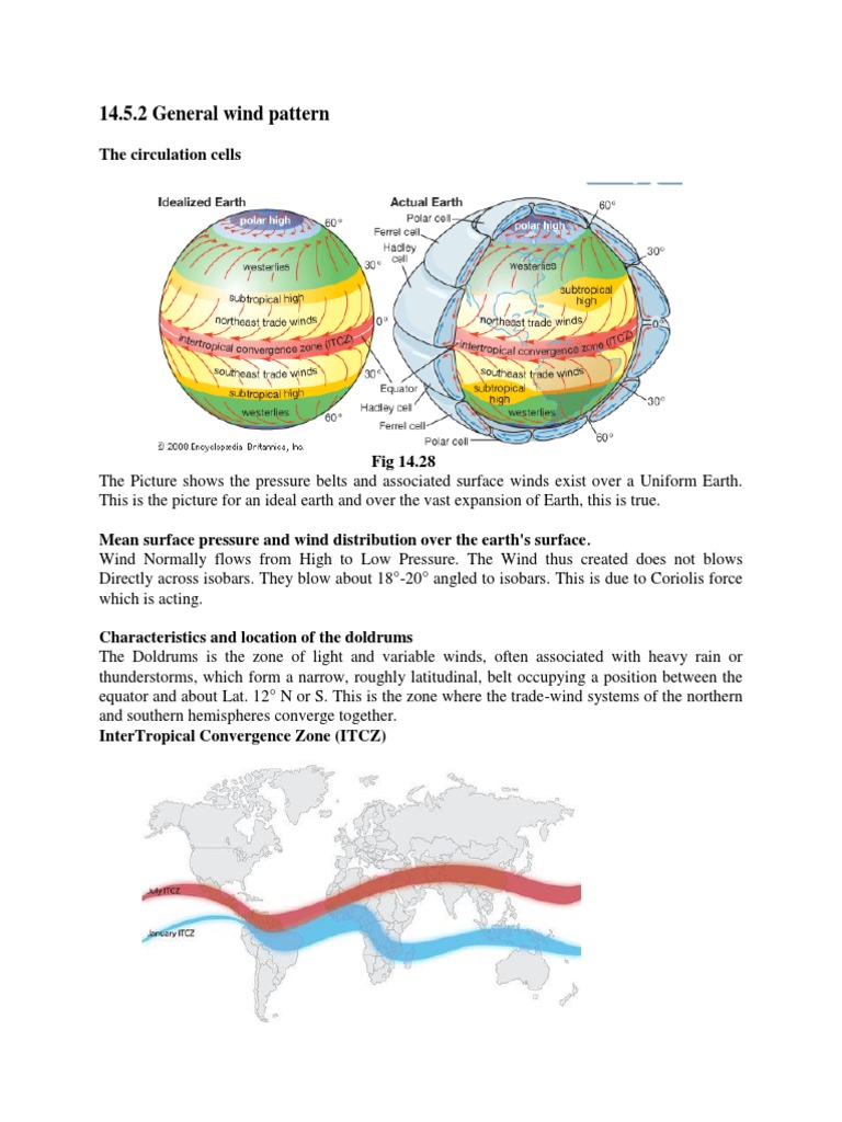 Wind Patterns and Monsoons Explained | PDF