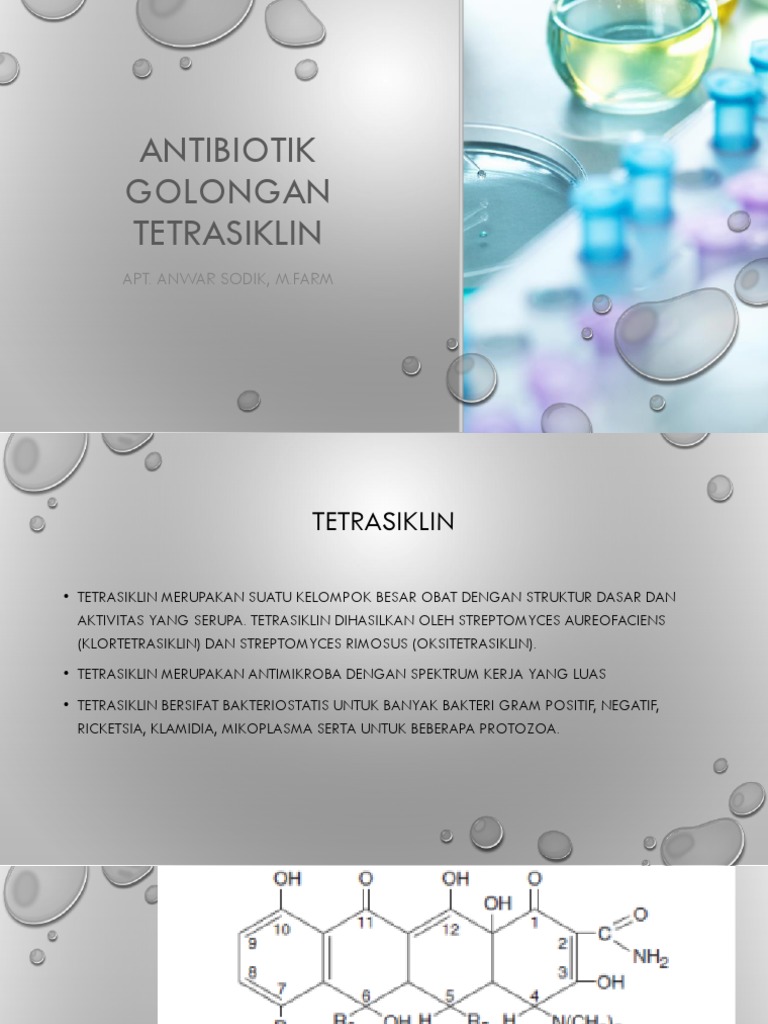 Antibiotik golongan tetrasiklin PDF