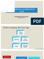 Solo, Ganung, Alergi Susu Sapi