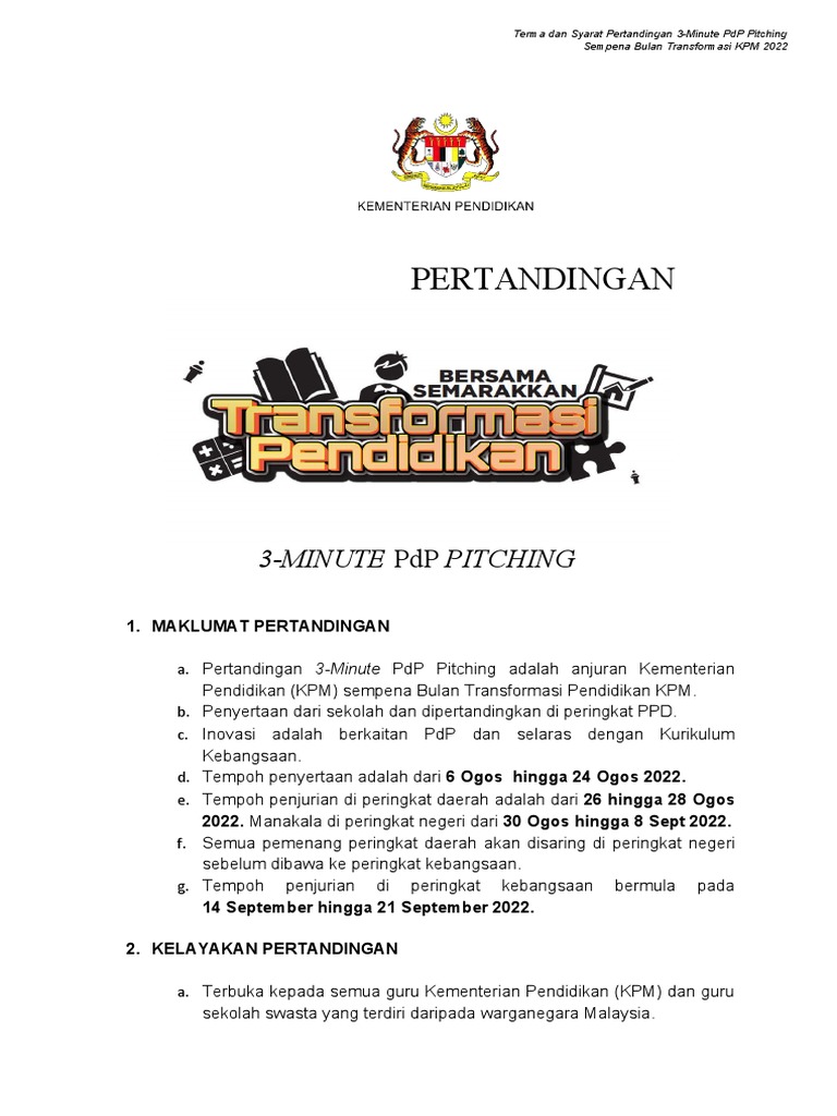 3-Minute PdP Pitching KPM 2022 | PDF | Karier & Perkembangan | Bisnis