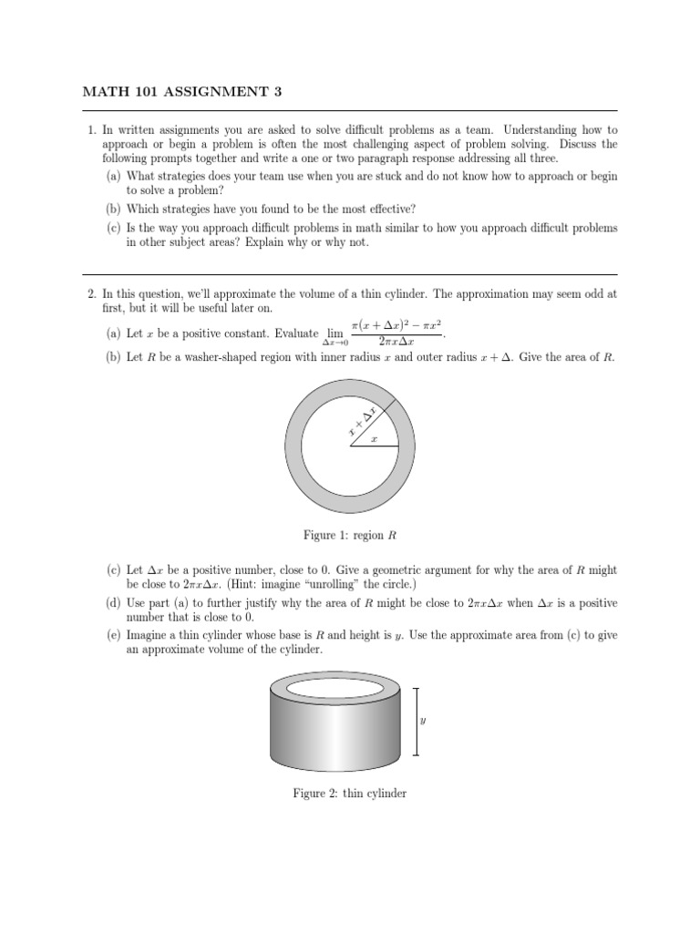 Approximating Volumes Using Differential and Integral Calculus PDF