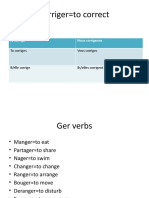 Ger, Cer Verbs