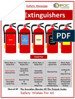 SAFETY MESSAGE #13 - Fire Extinguishers