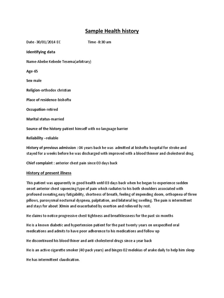 sample-health-history-pdf-clinical-medicine-symptoms-and-signs