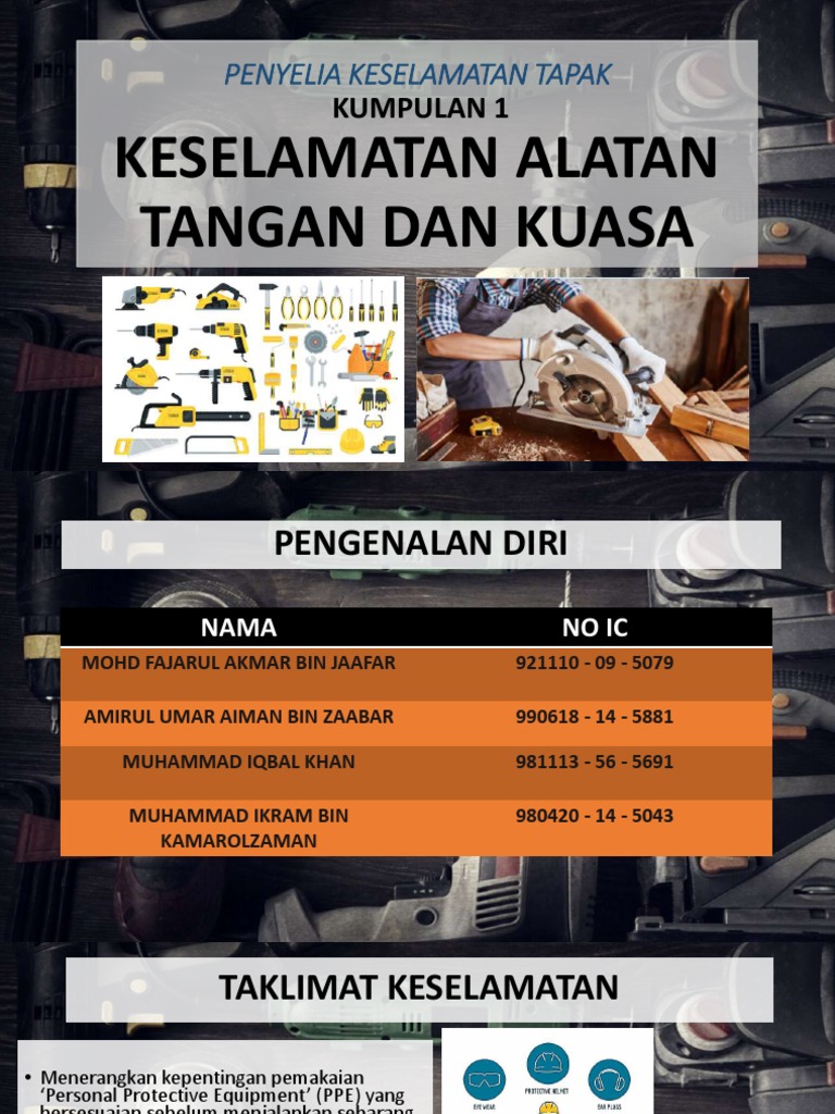 Presentation Hand and Power Tools PDF