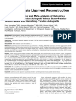 Anterior Cruciate Ligament Reconstruction