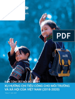 Bản Tóm Tắt Nội Bộ Về Xu Hướng Chi Tiêu Công Cho Môi Trường Và Xã Hội Của Việt Nam (2028-2020)