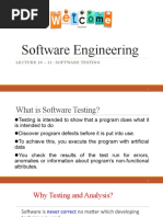 Lecture 13 - 22 Software Testing - Black Box Testing