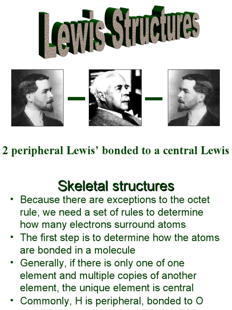 Lewis Structures | PDF