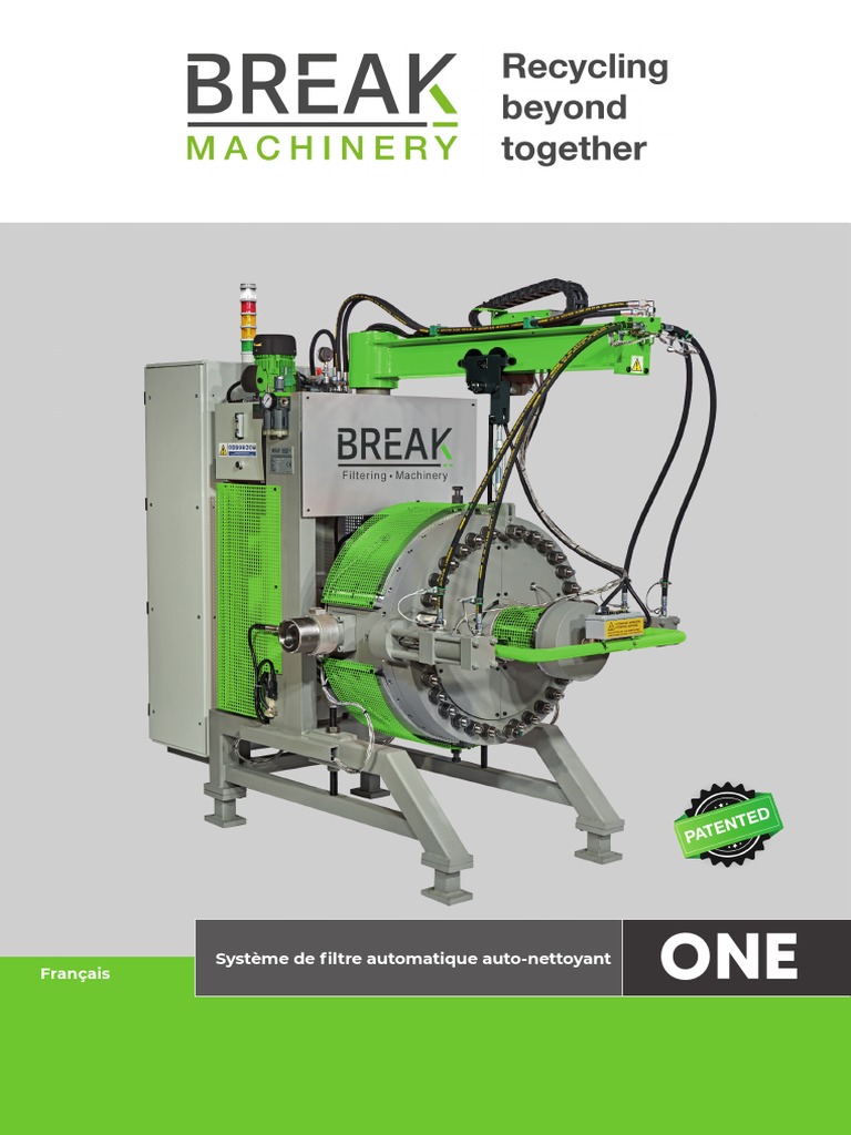 Filtre Racleur Automatique ONE | PDF | Filtration | Secteur secondaire ...