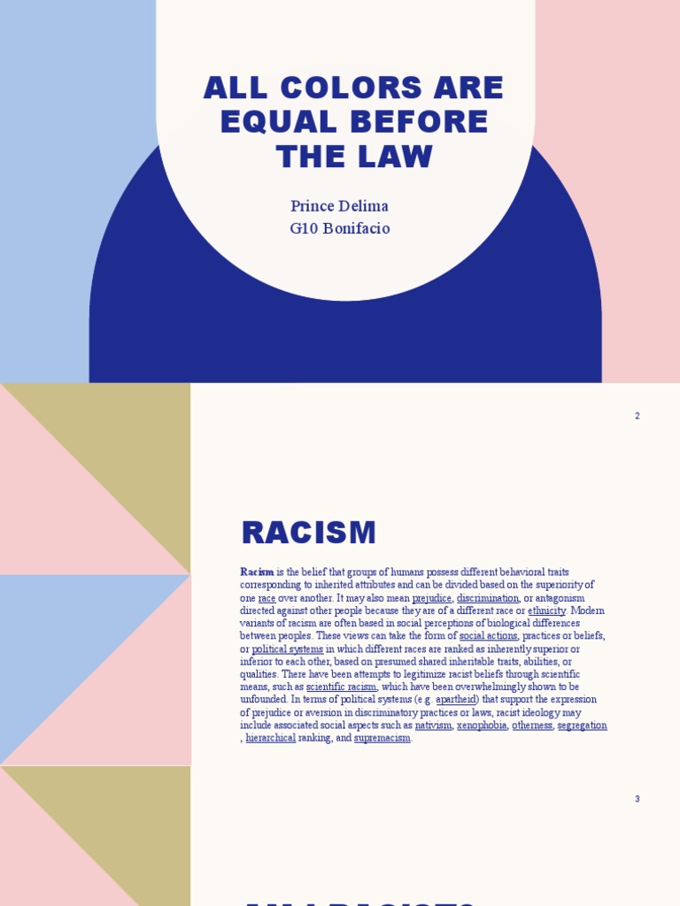Understanding Racism and Its Impact | PDF