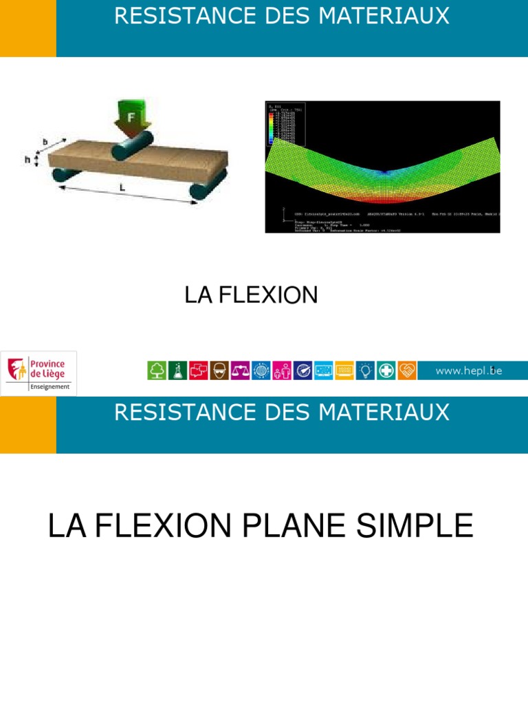 Résistance des matériaux : La flexion | PDF