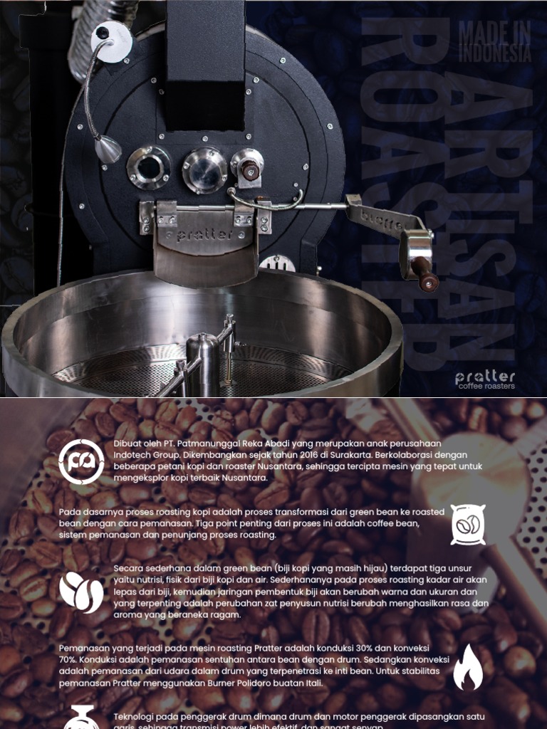 Mesin Roasting Kopi Pratter | PDF | Teknologi & Rekayasa