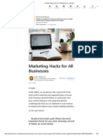 Marketing Hacks For All Businesses - LinkedIn