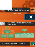 Documentación de Constitución de Las Entidades