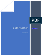 Astronomie - Note de Curs - DRAFT 2022