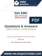 Dell EMC DEA-3TT2 Exam Questions & Answers (Demo Version