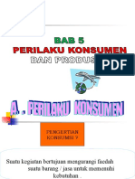 Perilaku Konsumen Dan Produsen