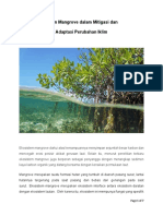 Peran Mangrove Dalam Mitigasi Dan Adaptasi Perubahan Iklim