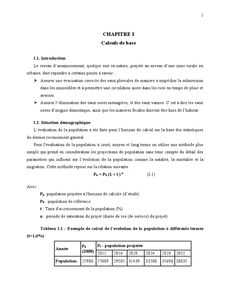 Cours Assainissement Mgev1 Pdf
