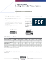 Self Drilling Hollow Bar Anchor System