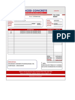 PRO-FORMA INVOICE FOR CONSTRUCTION MATERIALS
