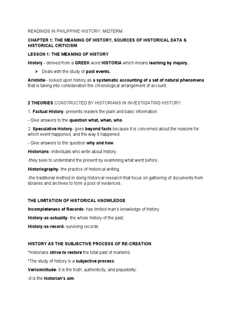 READING IN PHILIPPINE HISTORY 1ST YEAR COLLEGE REVIEWER visual data 8