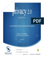 Slide Privacy CORSO FRONTALE PRIVACY MEL 2018 NEW