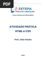 Curso Gratuito de HTML5 e CSS3 | PDF | Informática | Programas