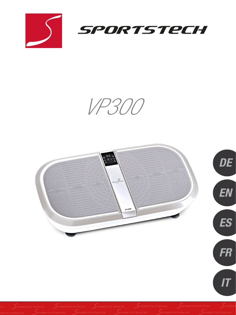 sportstech vibration plate vp300 erfahrungen Sportstech VP300 Manual