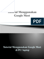 Tutorial Menggunakan Google Meet