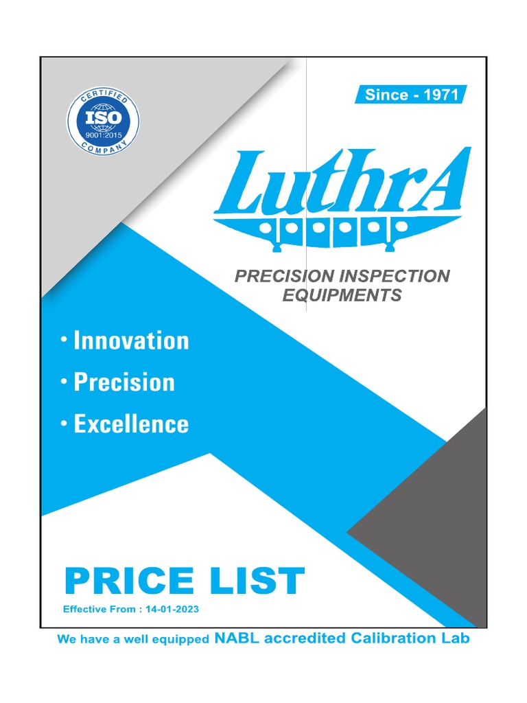Price List Luthra Engg PDF