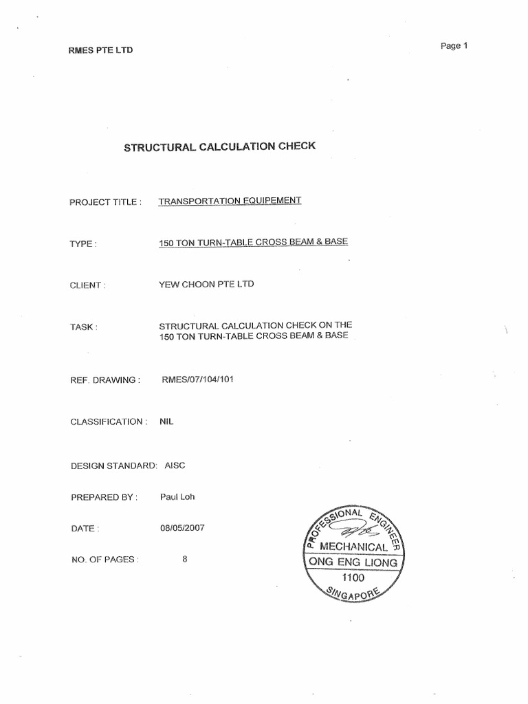 150te Turning Table PDF
