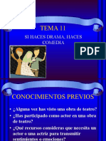 Tema 11 Espanol 3 Si Haces Drama, Haces Comedia