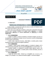 E-BUSINESS PDF - Clasa 9 Turism - Alimentatie 2023