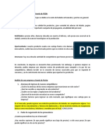 Análisis de Una Empresa A Través de FODA